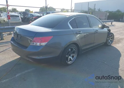 2010 Honda Accord 2.4 Lx z USA, uszkodzony, nr VIN 1HGCP2E38AA053095